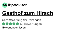 Trip Advisor Gasthof zum Hirsch Bewertungen